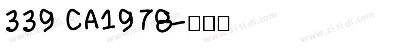 339 CA1978字体转换